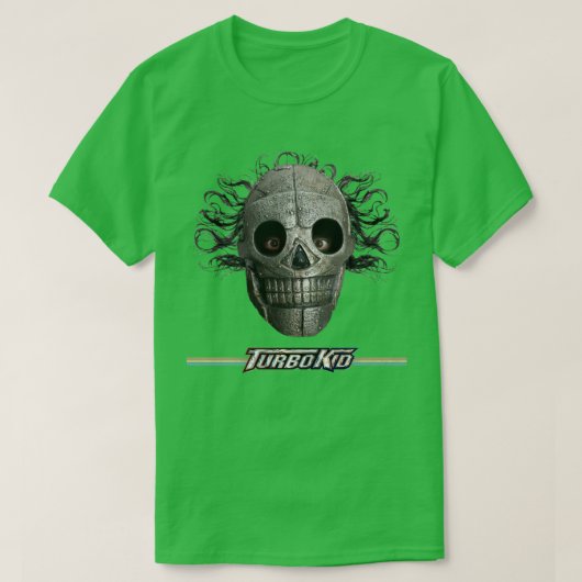 Turbo Kid Turbo Skeleton2015 VHSGasmビデオホラー Tシャツ (デザイン正面)