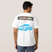 Turbo Racing Speed Car – Performance Auto Art Tシャツ (裏面フル)