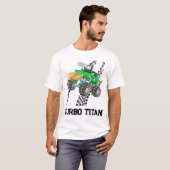 Turbo Titan Monster Truck Tシャツ (正面フル)