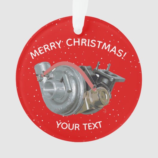 Turbocharger オーナメント (正面)