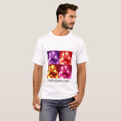 Turbokees.comのクォードによって着色されるロゴ Tシャツ (正面フル)