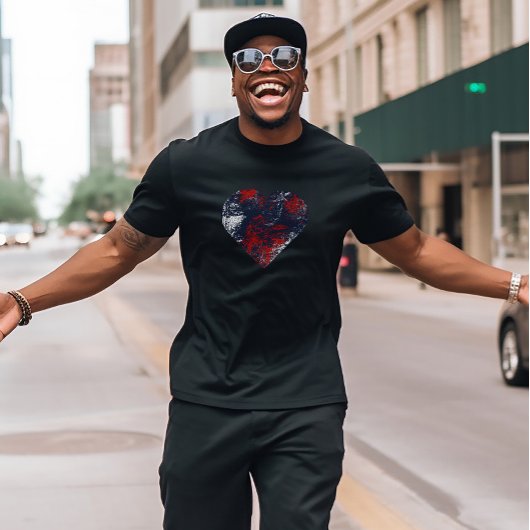 Turbulent Heart-Dark Moody Gothic Abstract Art Tシャツ