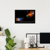 Turbulent Stellar Nursery ポスター (ホームオフィス)