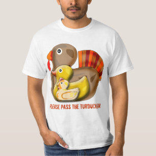 Turduckenのカスタマイズ可能なデザイン Tシャツ