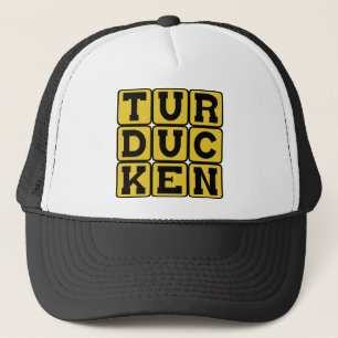 Turduckenのトルコのアヒルの鶏 キャップ