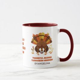 TURDUCKENマニアの楽しい感謝祭FRIENDSGIVING マグカップ