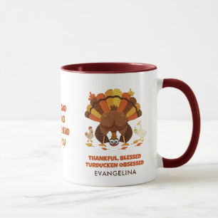 TURDUCKENマニアの楽しい感謝祭FRIENDSGIVING マグカップ