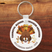 TURDUCKEN OBSESSED Funny Thanksgiving キーホルダー (正面)