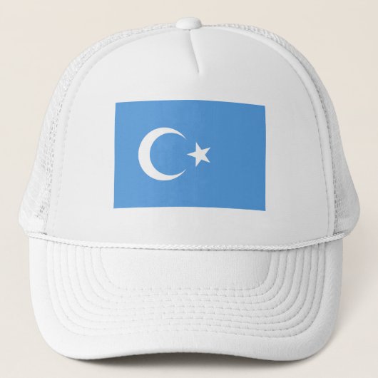 Turkestan東のUyghurの旗 キャップ (正面)