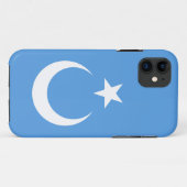 Turkestan東のUyghurの旗 Case-Mate iPhoneケース (裏面(横))