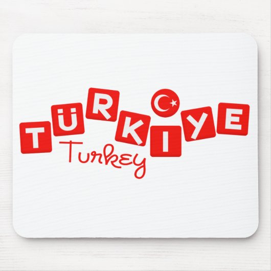 TURKEYマウスパカスタマイズッド –  マウスパッド (正面)