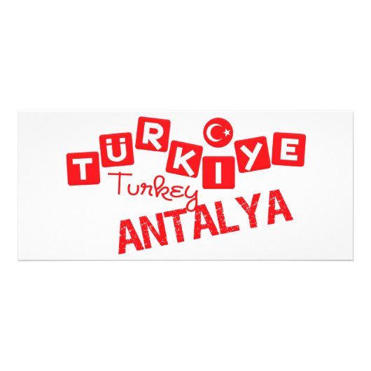 TURKEY ANTALYAラックカード – カスタマイズ ラックカード (正面)