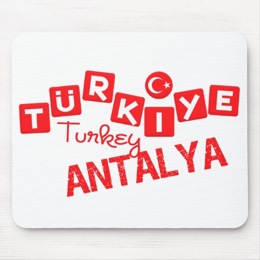 TURKEY ANTALYA mousepad - カスタマイズ マウスパッド (正面)