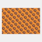 Turkey bird thanksgiving Wrapping Paper Sheets ラッピングペーパーシート (正面)