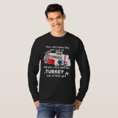 Turkey Boarding Pass  Turkey Girl  Turkey Tシャツ (正面フル)