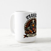 Turkey Bowl Football - It's Called A Turkey Bowl コーヒーマグカップ (正面左)