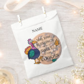 Turkey Cookie Sleeve フェイバーバッグ (クリップ留めされた状態)