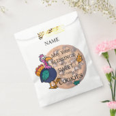 Turkey Cookie Sleeve フェイバーバッグ (封をした状態)