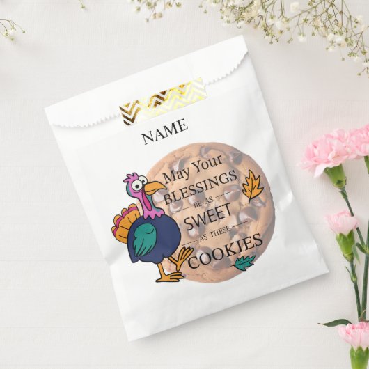 Turkey Cookie Sleeve フェイバーバッグ (封をした状態)