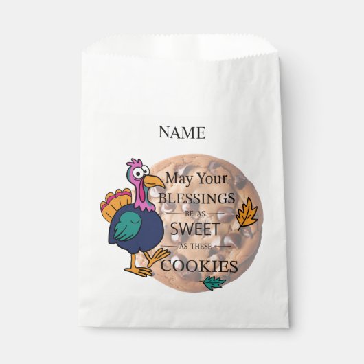 Turkey Cookie Sleeve フェイバーバッグ (正面)