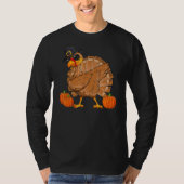 Turkey Dabbing Thanksgiving Day Dab Fall Pumpkin Tシャツ (正面)