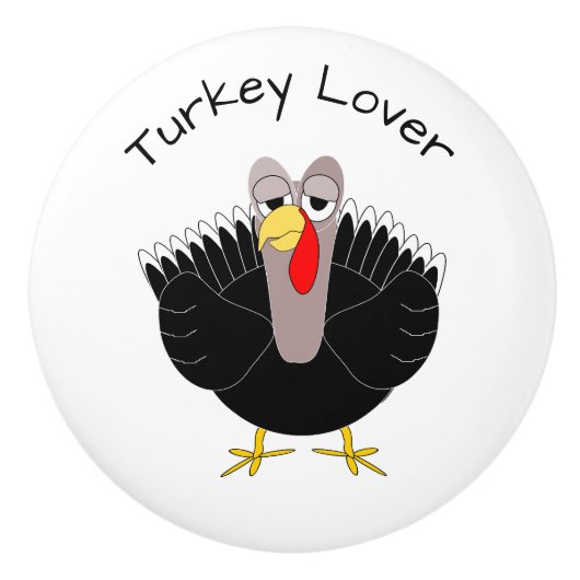 Turkey Design Personalised セラミックノブ (正面)