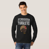 Turkey Designs For Men Women Thanksgiving Animal P Tシャツ (正面フル)