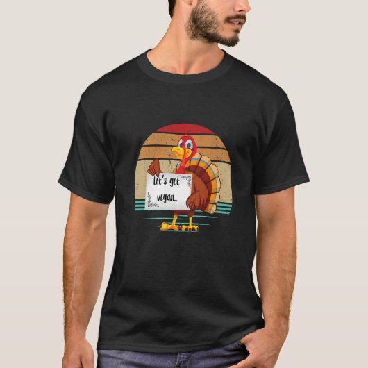 Turkey Eat Pizza Adult Vegan Kids  Thanksgiving Tシャツ (正面)