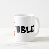 Turkey Face Gobble Coffee Mug コーヒーマグカップ (正面右)