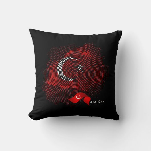 Turkey flag クッション (正面)