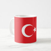 Turkey Flag コーヒーマグカップ (正面左)