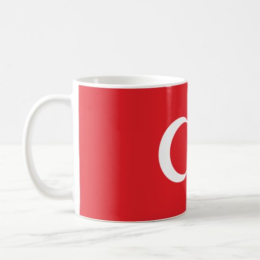 Turkey Flag コーヒーマグカップ (左)