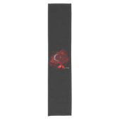 Turkey flag ショートテーブルランナー (正面)