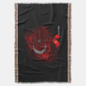 Turkey flag スローブランケット (正面縦)