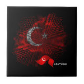 Turkey flag タイル (正面)