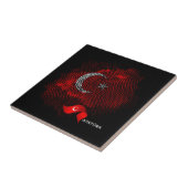 Turkey flag タイル (側面)