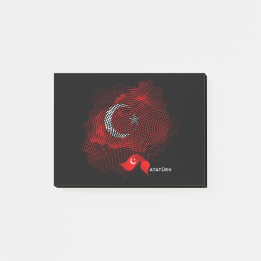 Turkey flag ポストイット (正面)