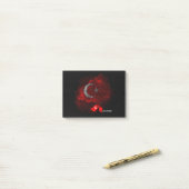 Turkey flag ポストイット (デスク上)