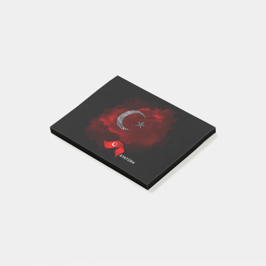 Turkey flag ポストイット (アングル)