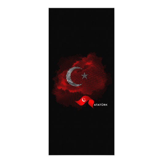 Turkey flag ラックカード (正面)