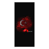 Turkey flag ラックカード (裏面)