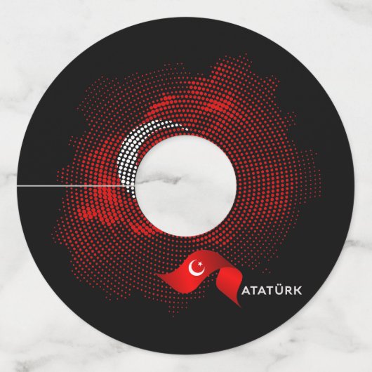 Turkey flag ワイングラスタグ (裏面)