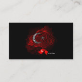 Turkey flag 名刺 (正面)