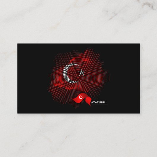 Turkey flag 名刺 (正面)