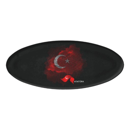 Turkey flag 名札 (正面)