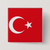 Turkey flag 缶バッジ (正面)
