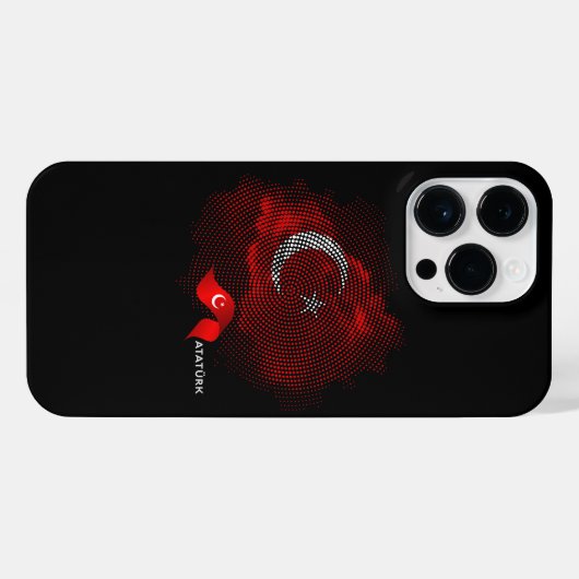 Turkey flag iPhoneケース (裏面横)