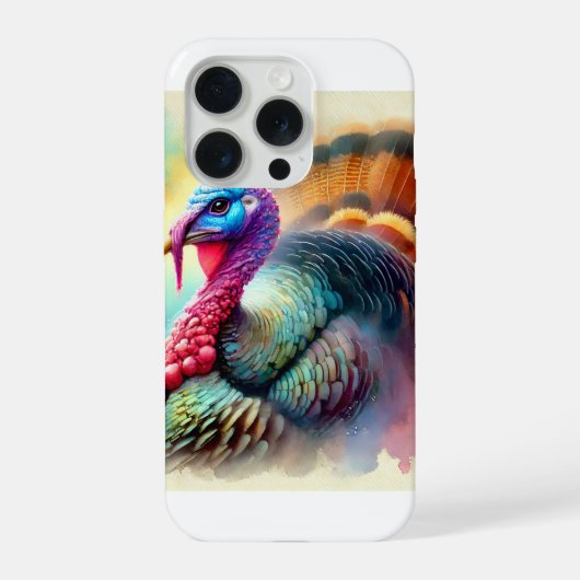 Turkey in Vibrant Harmony 200724AREF110 - Watercol iPhoneケース (裏面)