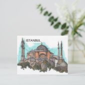 Turkey Istanbul Hagia Sophia (by St.K) ポストカード (スタンド正面)
