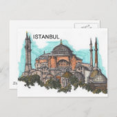 Turkey Istanbul Hagia Sophia (by St.K) ポストカード (正面/裏面)